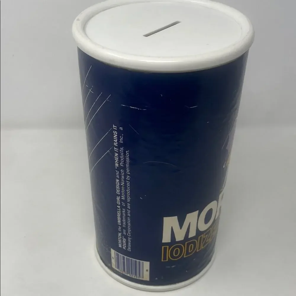 Vintage Morton Salt promotional coin bank